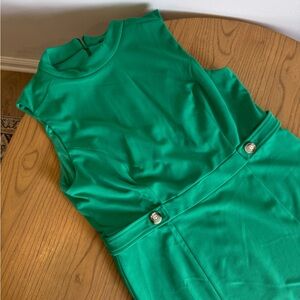 Maggy London Vibrant Green Dress